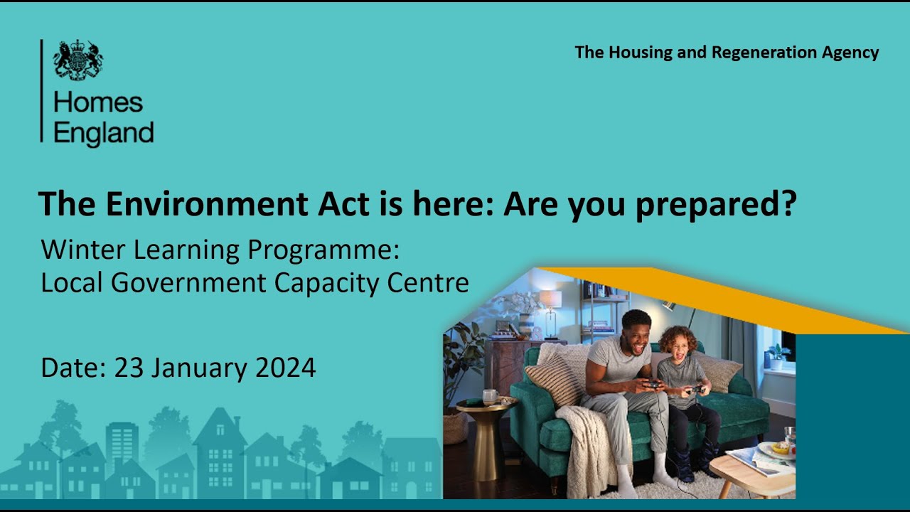 The Environment Act is here: Are you prepared?  Winter Learning Programme 2024