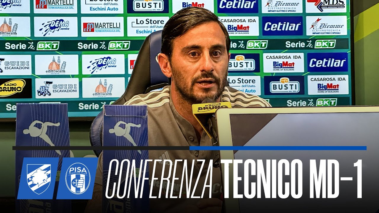 SAMPDORIA-PISA | CONFERENZA TECNICO MD-1