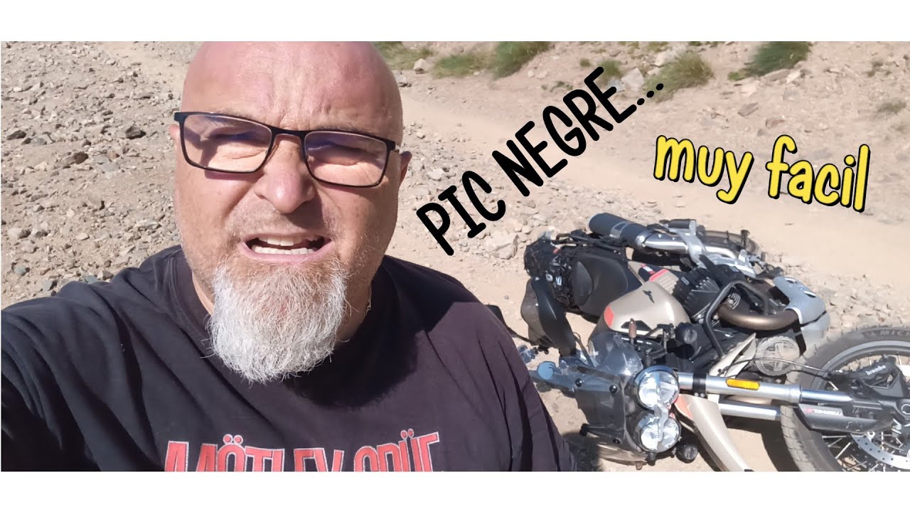 Moto Guzzi V85 TT travel Subida OFF ROAD  al Pic Negre y Furgo , BMW 850 GS