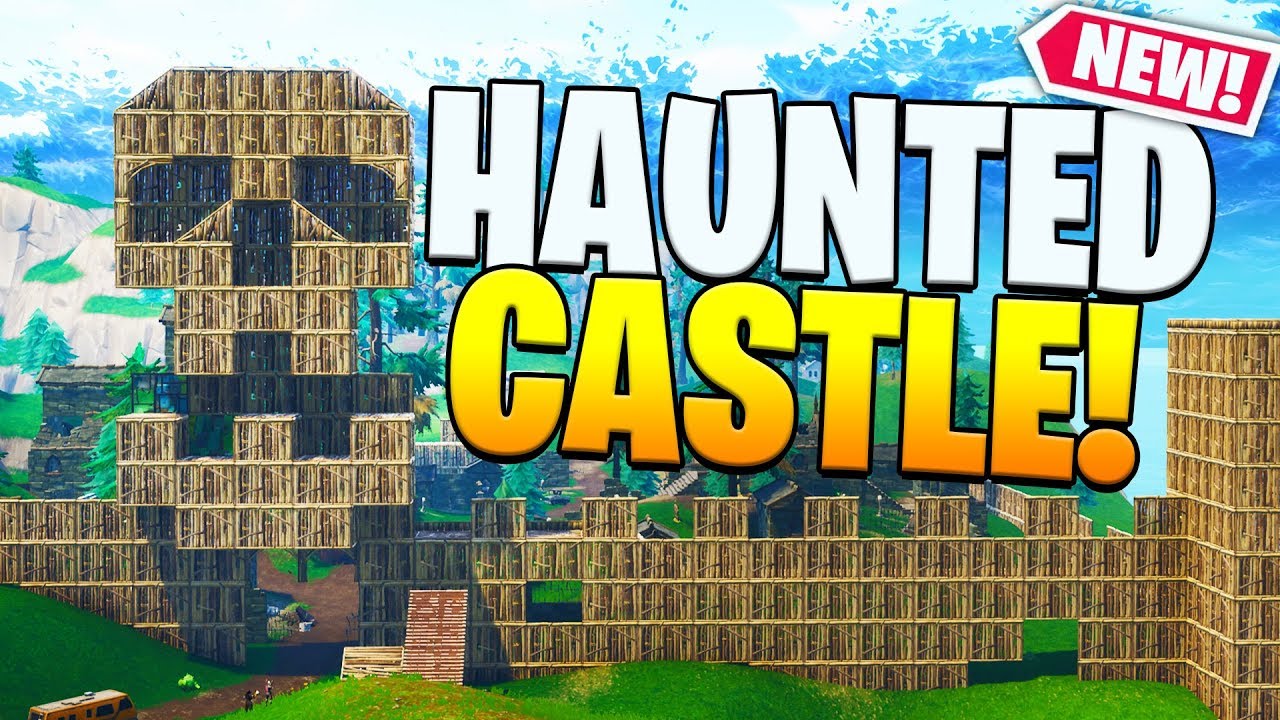 BUILDING A HAUNTED CASTLE in Fortnite Battle Royale!! | Fortnite Playground Custom Game