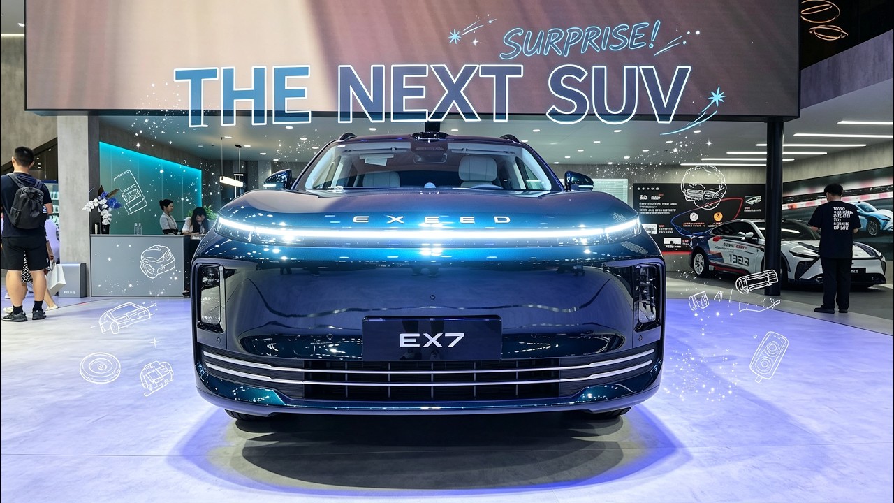 All New 2026 CHERY EXEED EX7 EV Exterior And Interior - Chengdu Auto Show 2026 | 4K