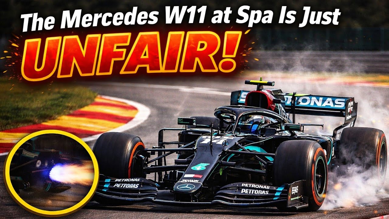 The Mercedes W11 at Spa Is Just UNFAIR