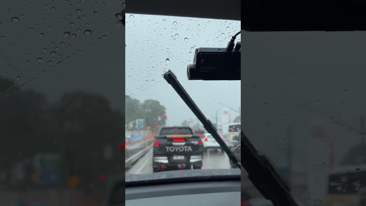 driving on a rainy day Sydney Australia 