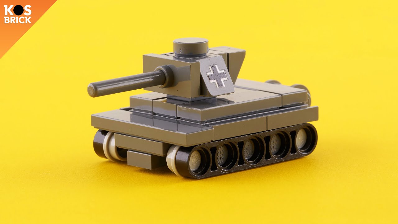 Lego Panzer 3 WW2 German Tank Mini Vehicles (Tutorial)