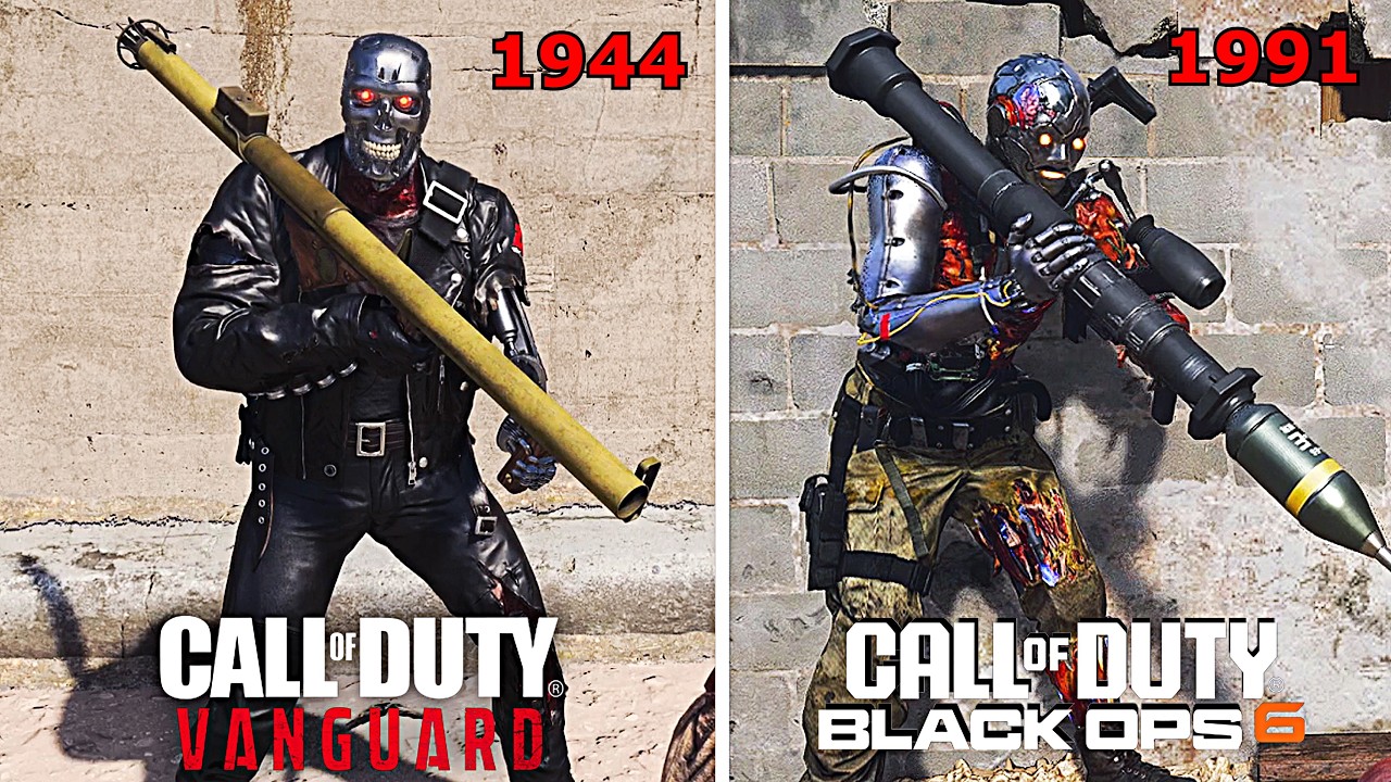 Cod: Vanguard vs Black Ops 6 - Details, Graphic and Physic Comparison ( 2021-2024 )