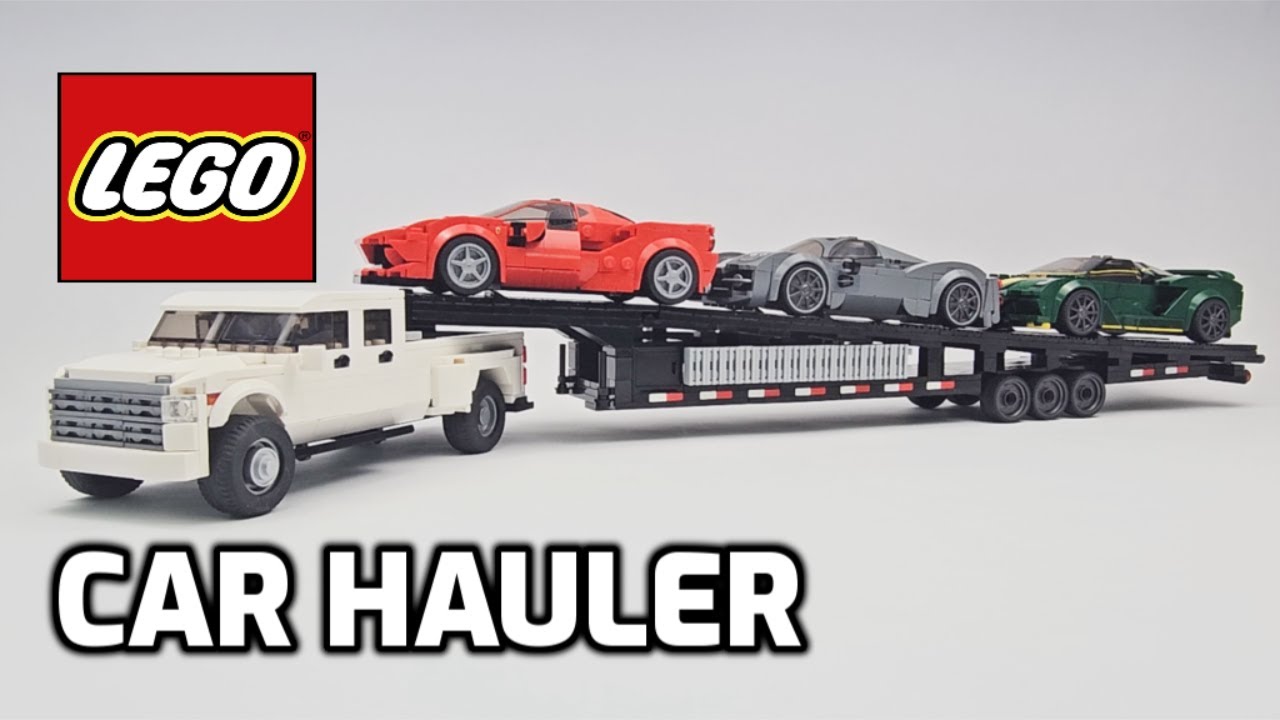LEGO Fifth Wheel Speed Champions Car Hauler Custom Moc