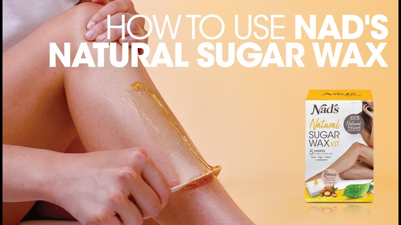 How to Use Nad's Hair Removal Natural Sugar Wax