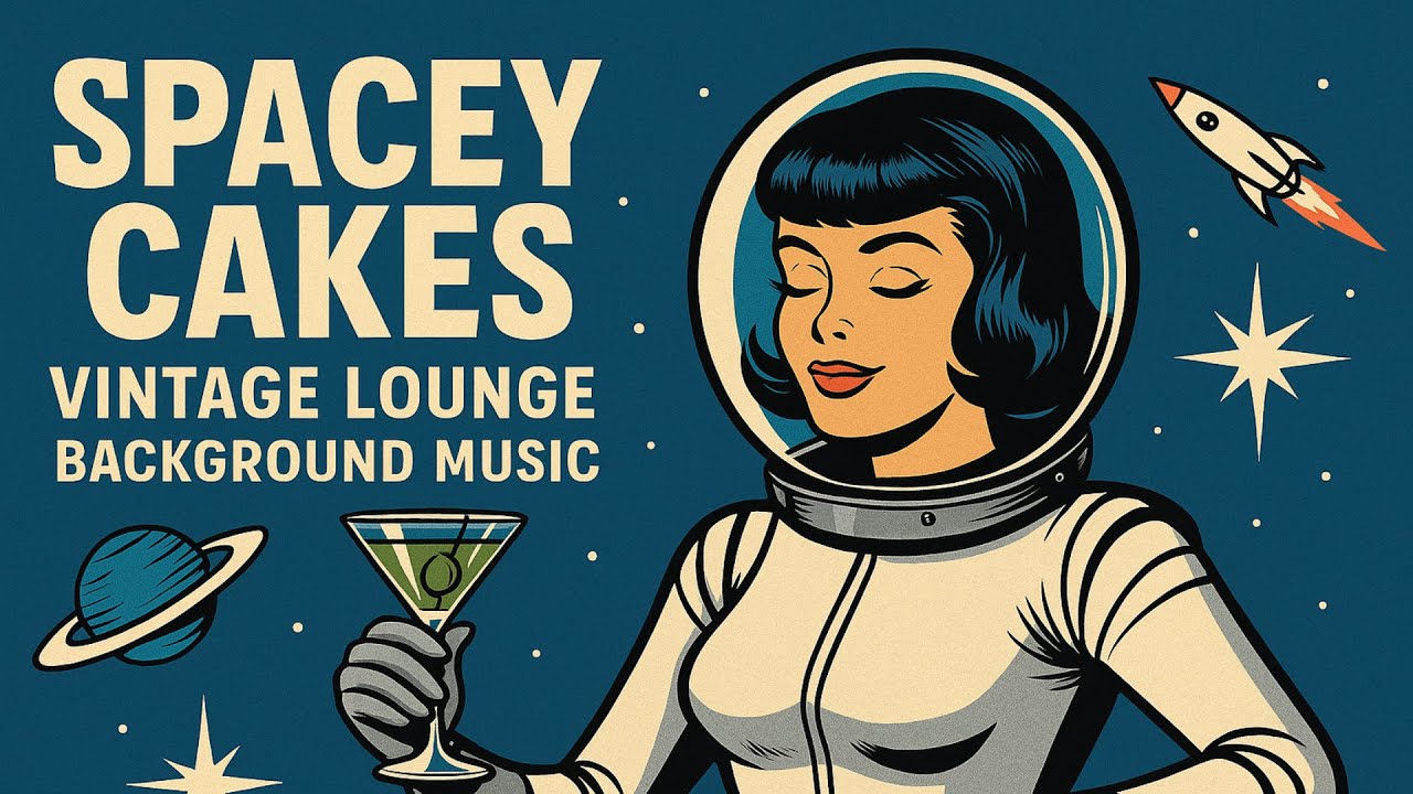 🪐 Spacey Cakes – Vintage Lounge Background Music for Cocktail Hour