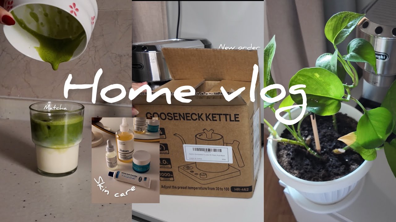 روتين الصباح ☀️. طلبية امازون. وتجديدات ركن القهوة 📦home vlog 