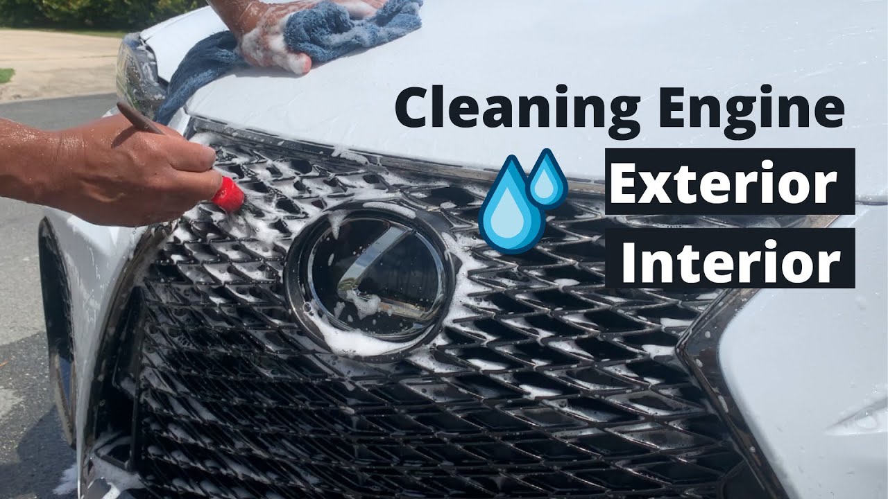 Cleaning Lexus IS 350 (EXTERIOR, INTERIOR,ENGINE BAY) Impressive Change.