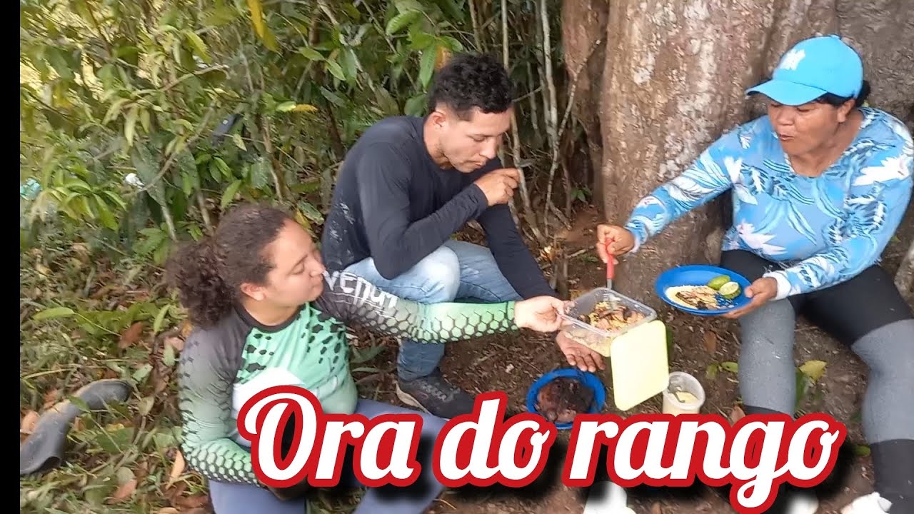 Churrasco na beira do açude com Pesca e aventura casal N&N participação especial Mateus e esposa