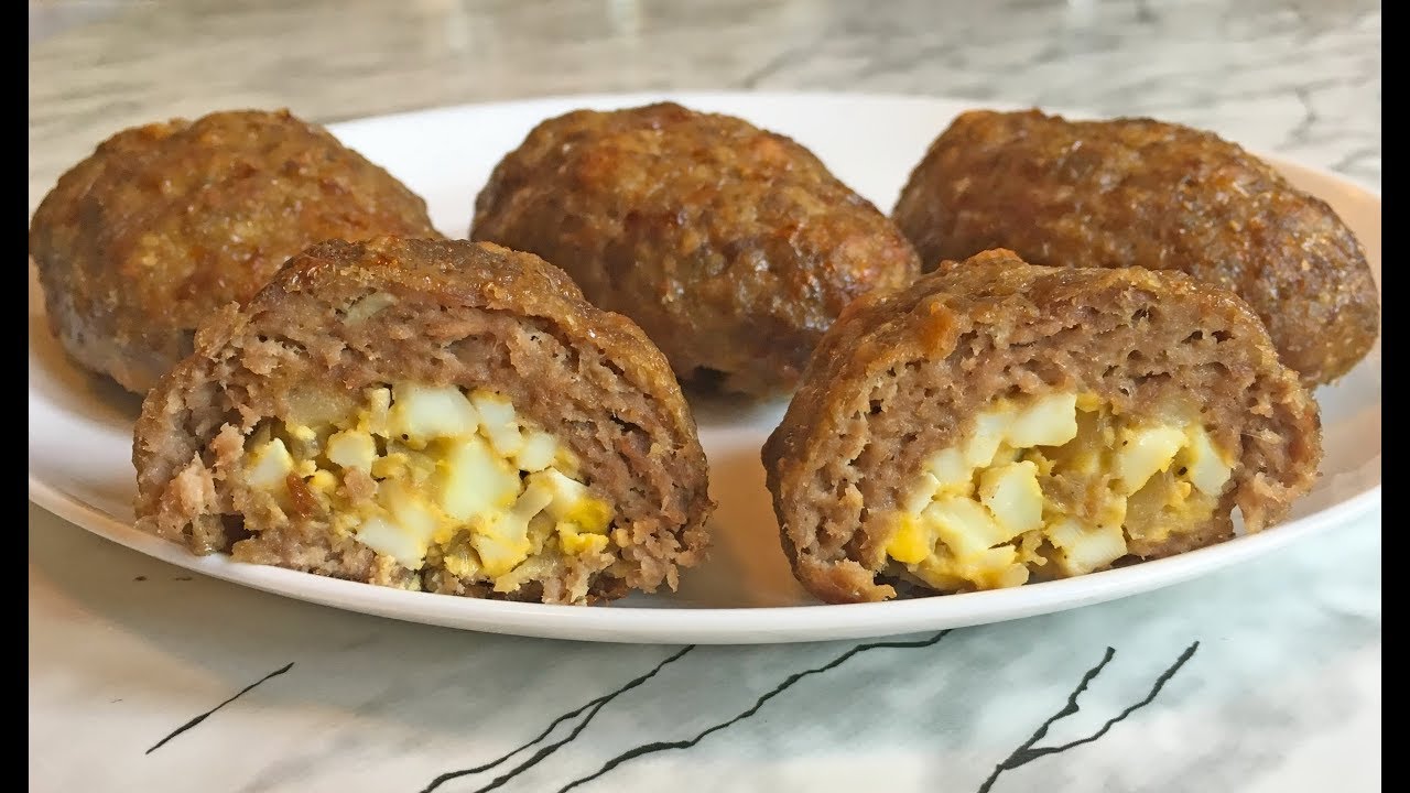 Мясные Зразы с Яйцом и Луком / Котлеты с Начинкой / Cutlets with Filling / Простой Рецепт