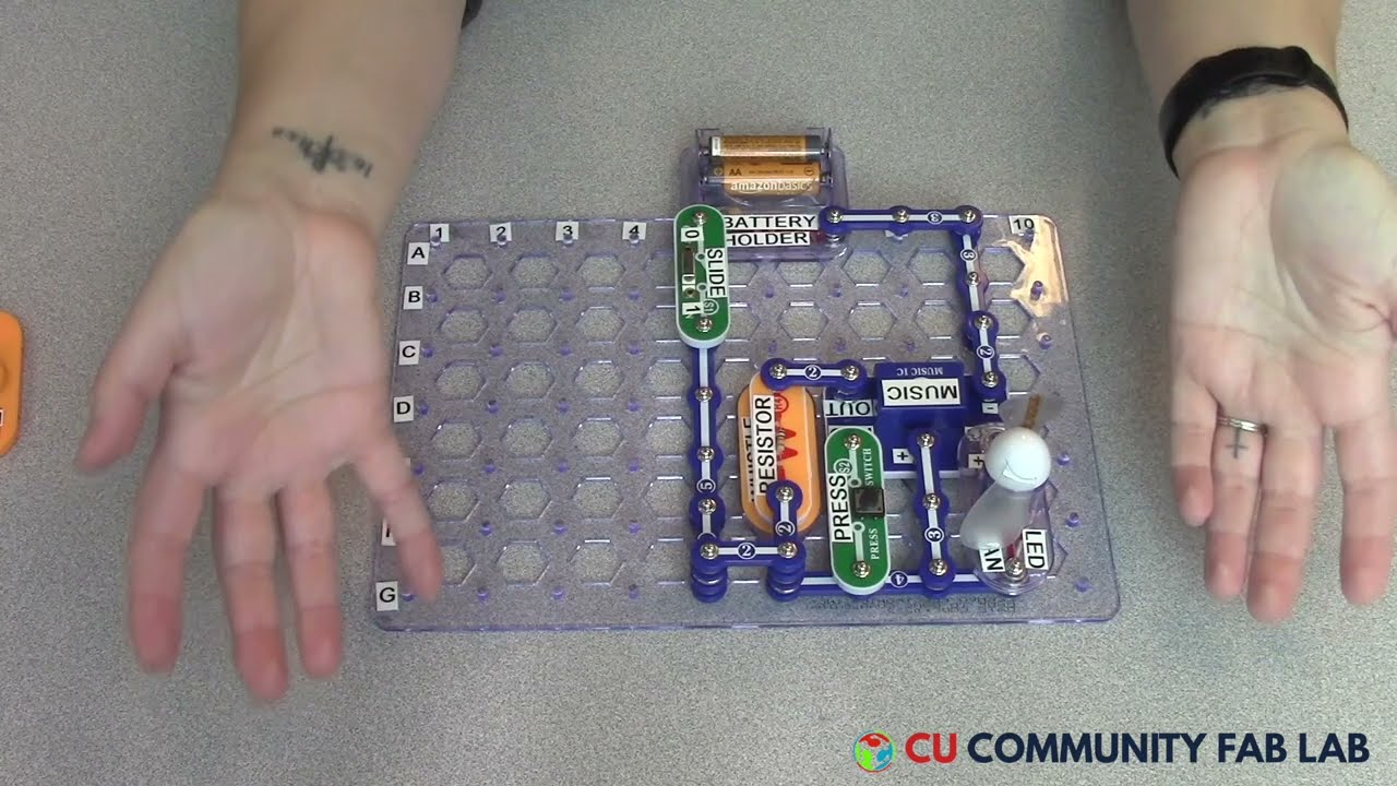 Complex Music IC Circuit with SnapCircuits