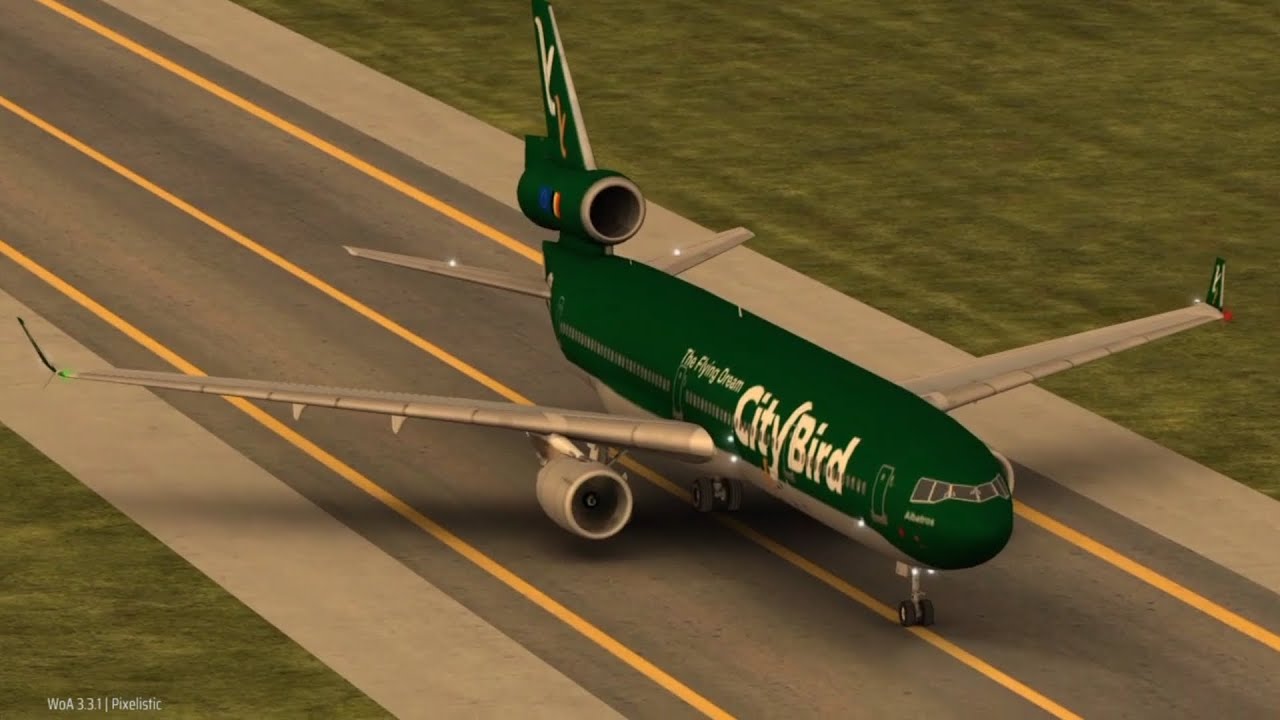 MD11 Special Arrival at Bari Airport | World of Airports | Gameplay