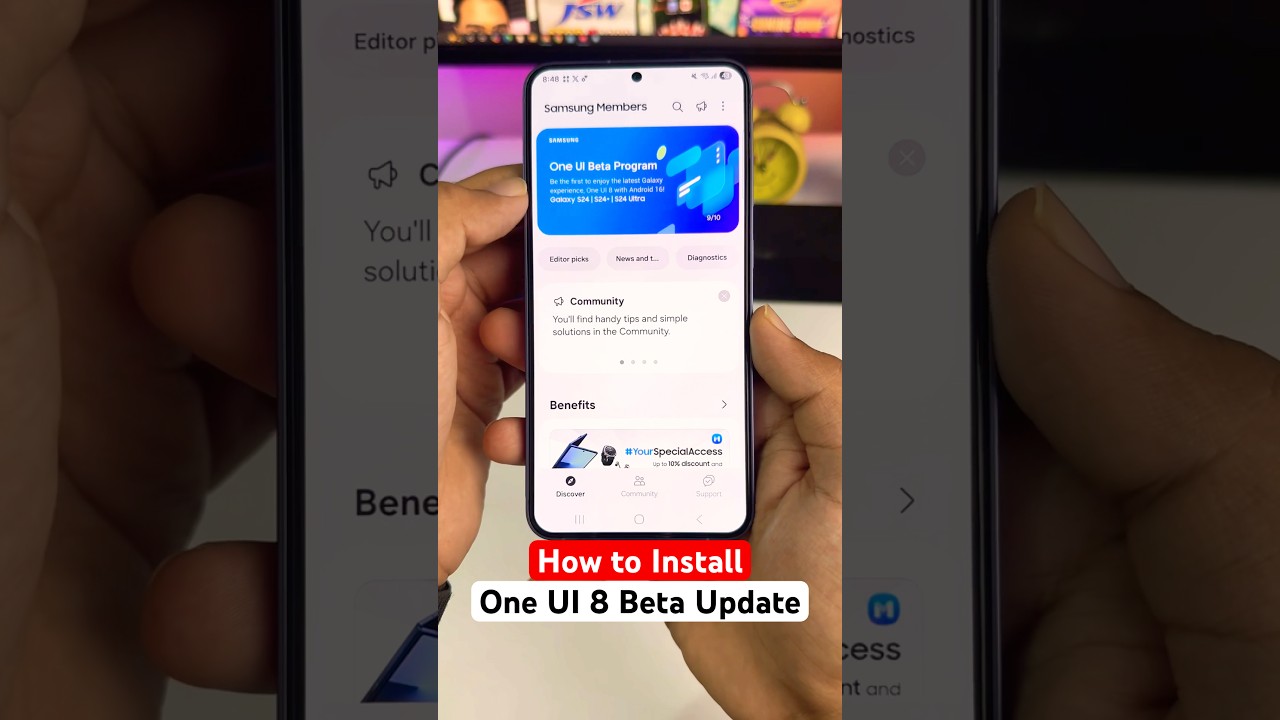 Install One UI 8.0 Beta Update in Samsung | Android 16 New Update