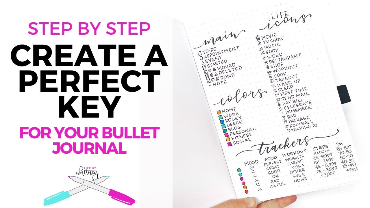 How to Make the Ultimate Bullet Journal Key