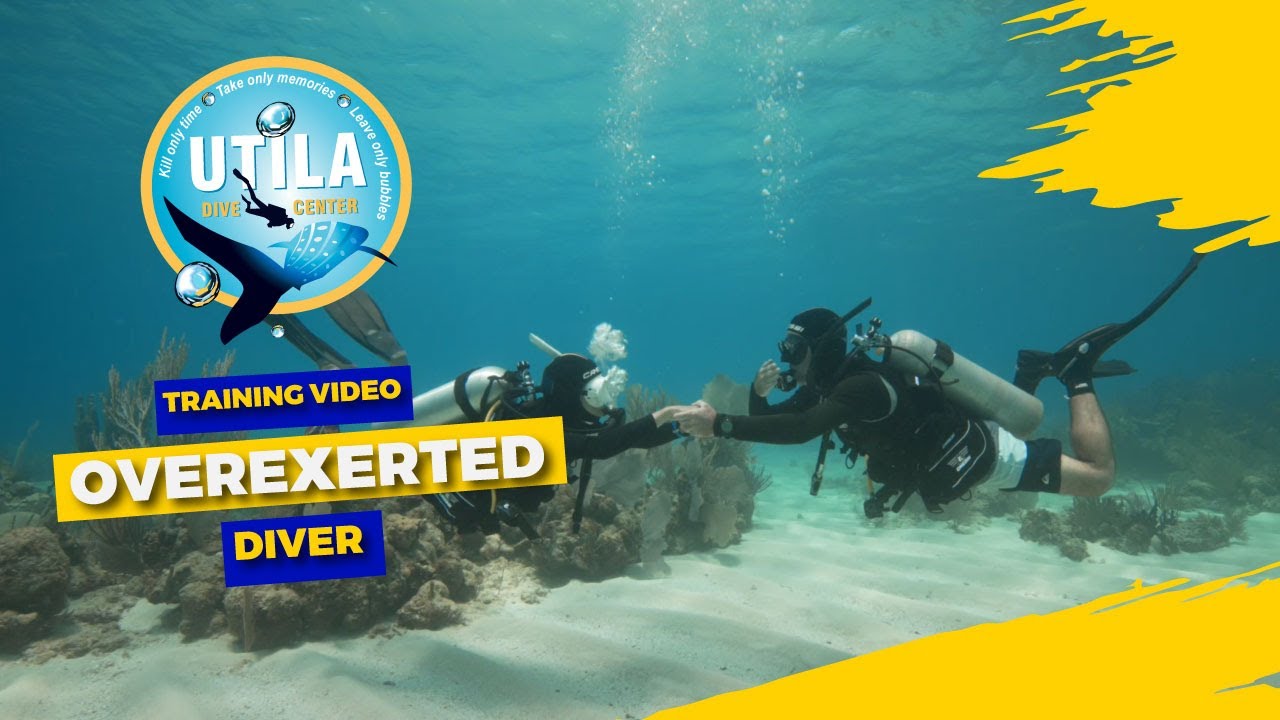 PADI Rescue Skills - Overexerted Diver - Training Video