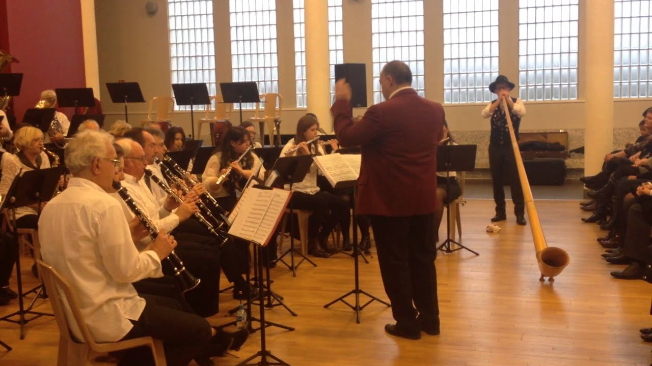 Alphorn Ballade, Alexandre Jous et l'harmonie de Jarny (54)