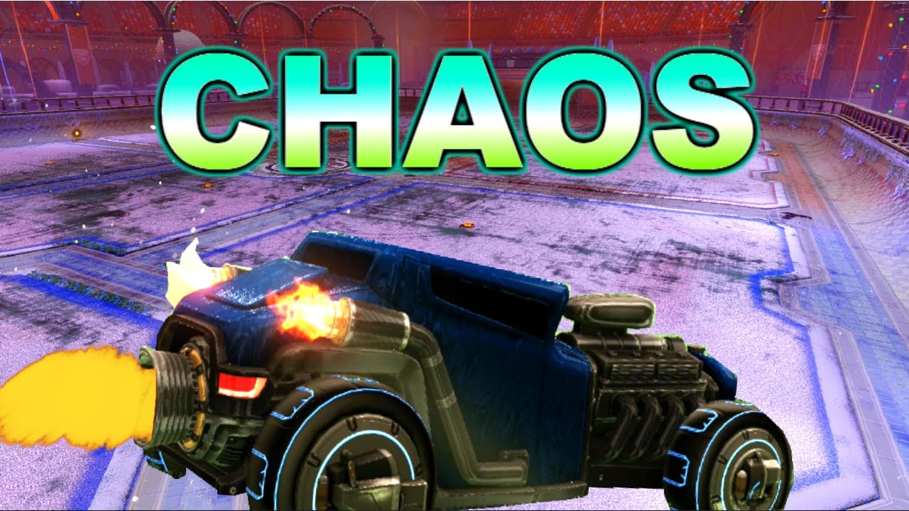 Rocket League - CHAOS 4v4! (ROCKET LEAGUE FUNNY MOMENTS!)