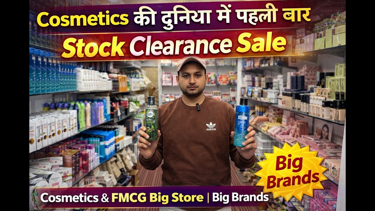 Cosmetics Products पर भारी छूट | 95% का Discount | Delhi की सबसे सस्ती Cosmetics | Branded Makeup