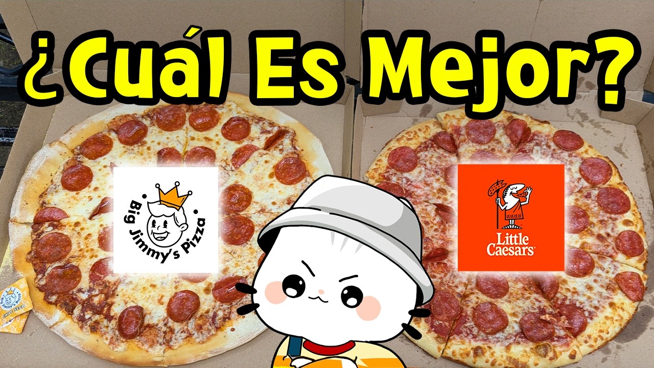 Duelo de PIZZERÍAS BARATAS: Little Caesars VS Big Jimmys