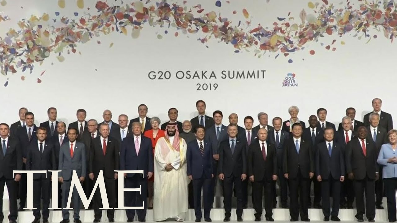 World Leaders Gather For Family Photo At G20 Meeting In Osaka | TIME