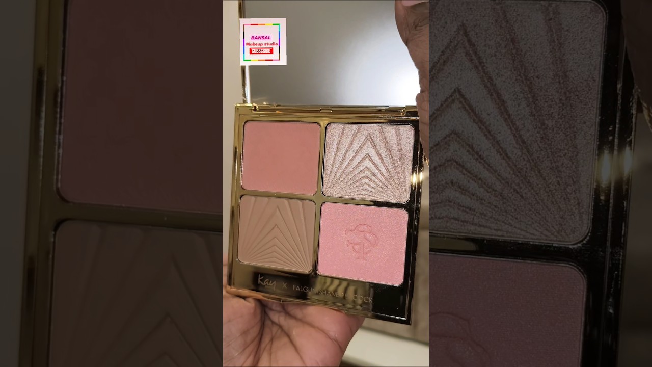 FULL VIDEO LINK 👆|| NEW KAY BEAUTY X FALGUNI SHANE PEACOCK LUXE FACE PALETTE 