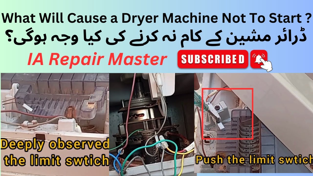 why not Kenwood Dryer KWS-1050S Hydro Spin is not working | What Will Cause a Dryer Not To Start?