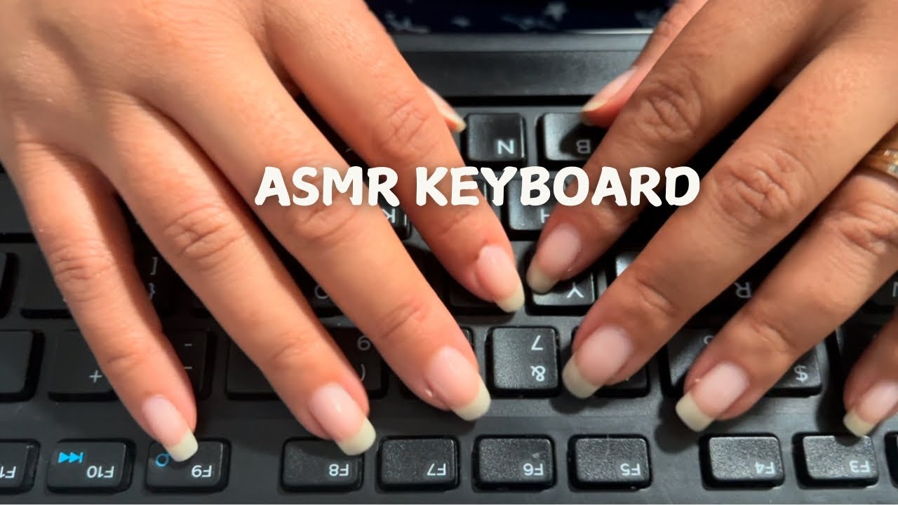 ASMR Lofi|Natural Nails | Trying Keyboard Tapping #asmrtapping#asmrnailtapping#asmrlofi