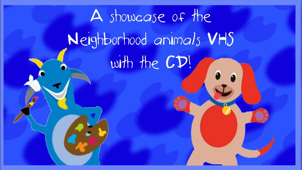 A showcase of the neighborhood animals 2001 VHS with the CD!