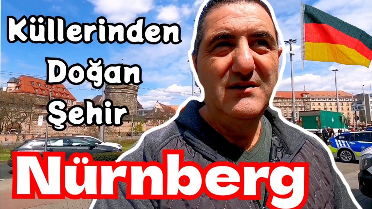 🇩🇪🇹🇷Nürnberg Gezim, Hitler in Kurultay alanı, Tarihi Şehir - Kale -