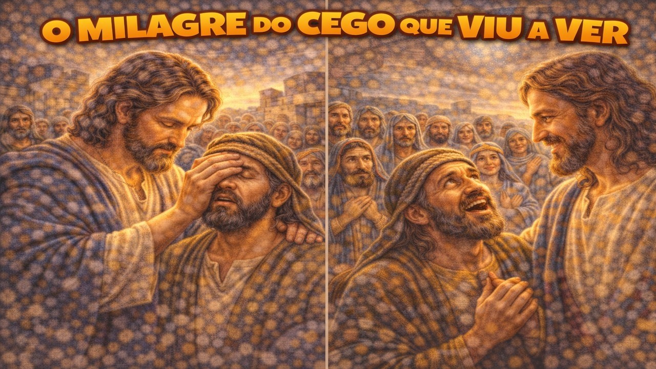 O MILAGRE DO CEGO QUE VIROU A VER...