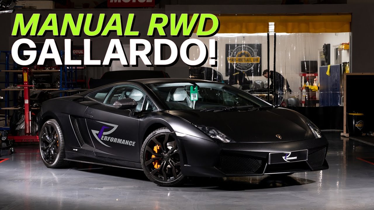 Rare, manual, RWD Lamborghini Gallardo LP550-2