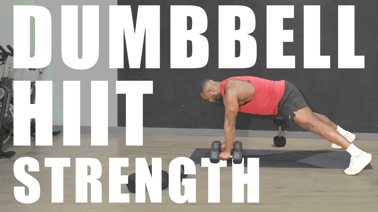 This Dumbbell HIIT Workout Builds Strength and Conditioning Fast
