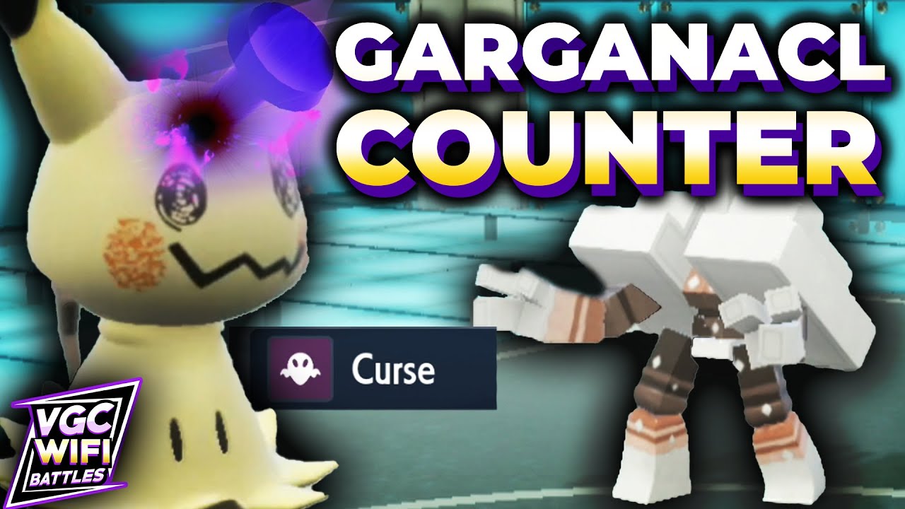 CURSE MIMIKYU Breaks Garganacl! | Pokemon Scarlet & Violet VGC 2023 Wi-Fi Battles