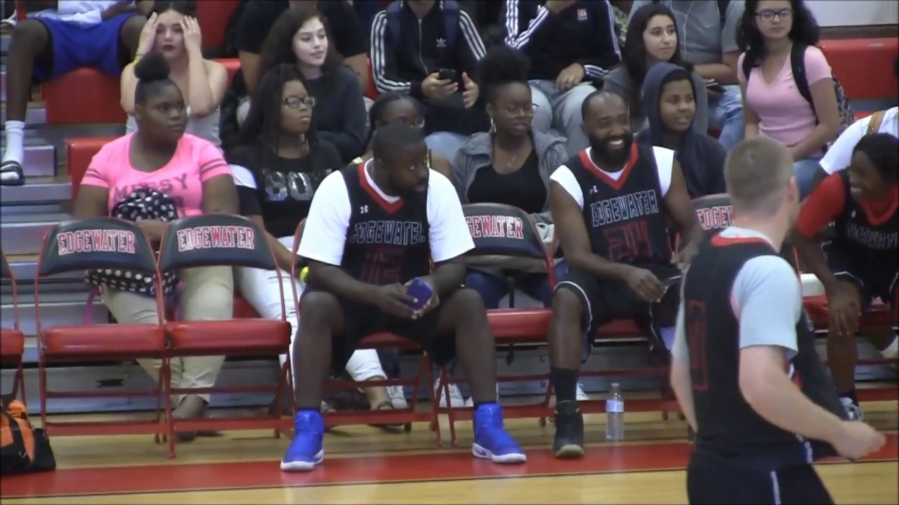 Edgewater Highschool   Teacher vs Seniors Prep Rally Game 4-21-17