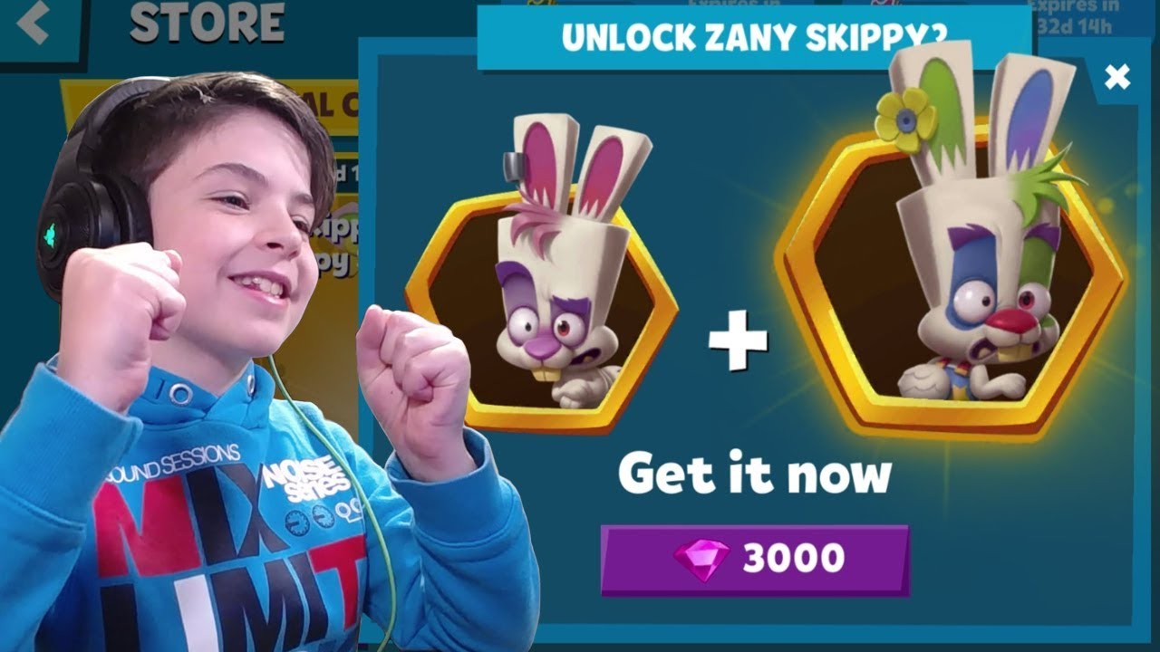 UNLOCK SKIPPY + ZANY SKIPPY SKIN - Zooba