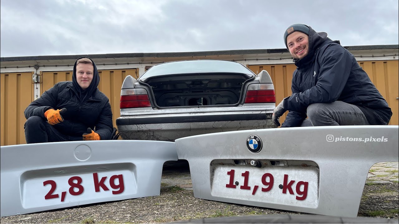 Runter mit den Kilos! (1/2) - GFK Teile für den Drift BMW e36