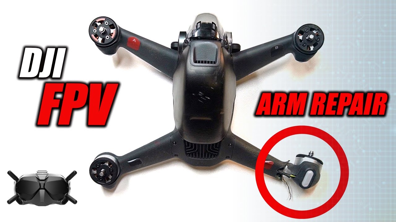 DJI FPV ARM REPLACEMENT | FPV DJI REPAIR | PHONEBULANCE