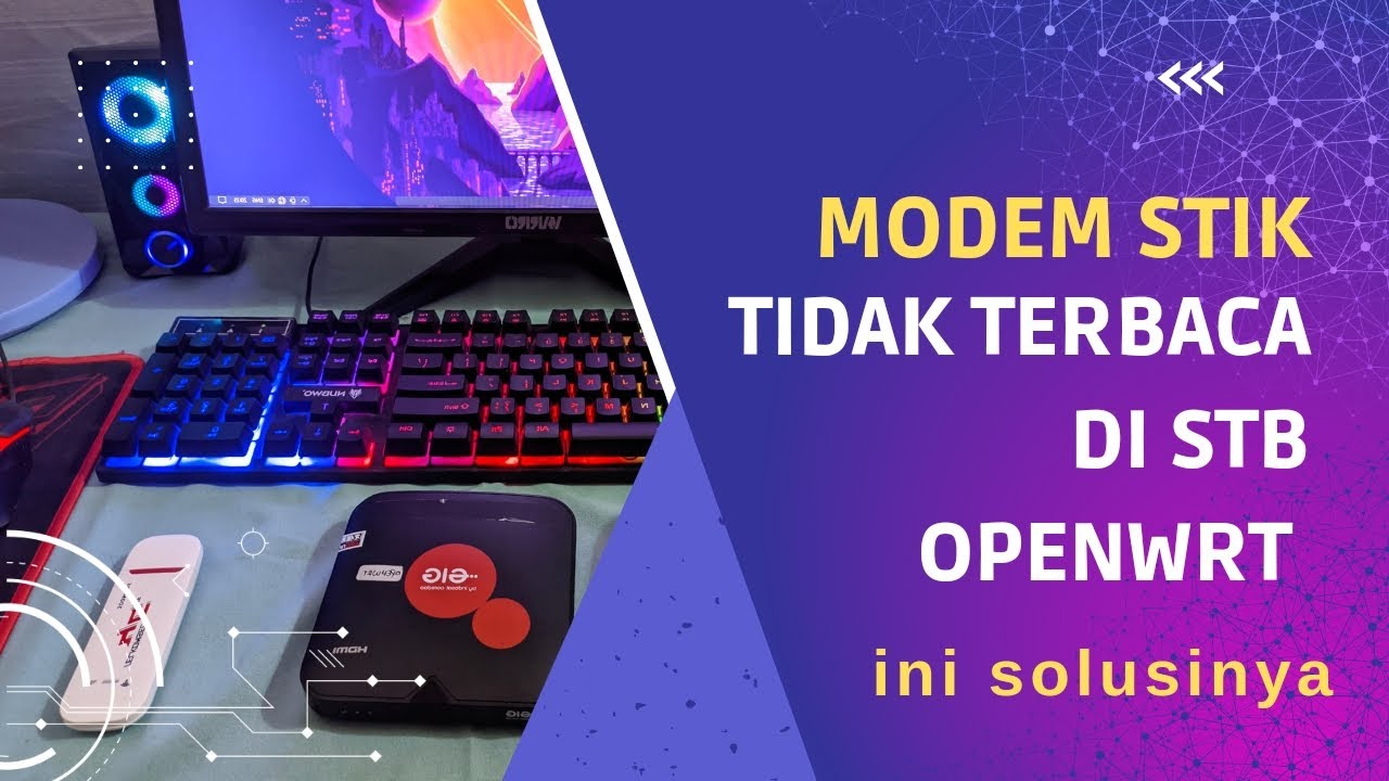 cara menghubungkan modem telkomsel flash 4g di stb openwrt