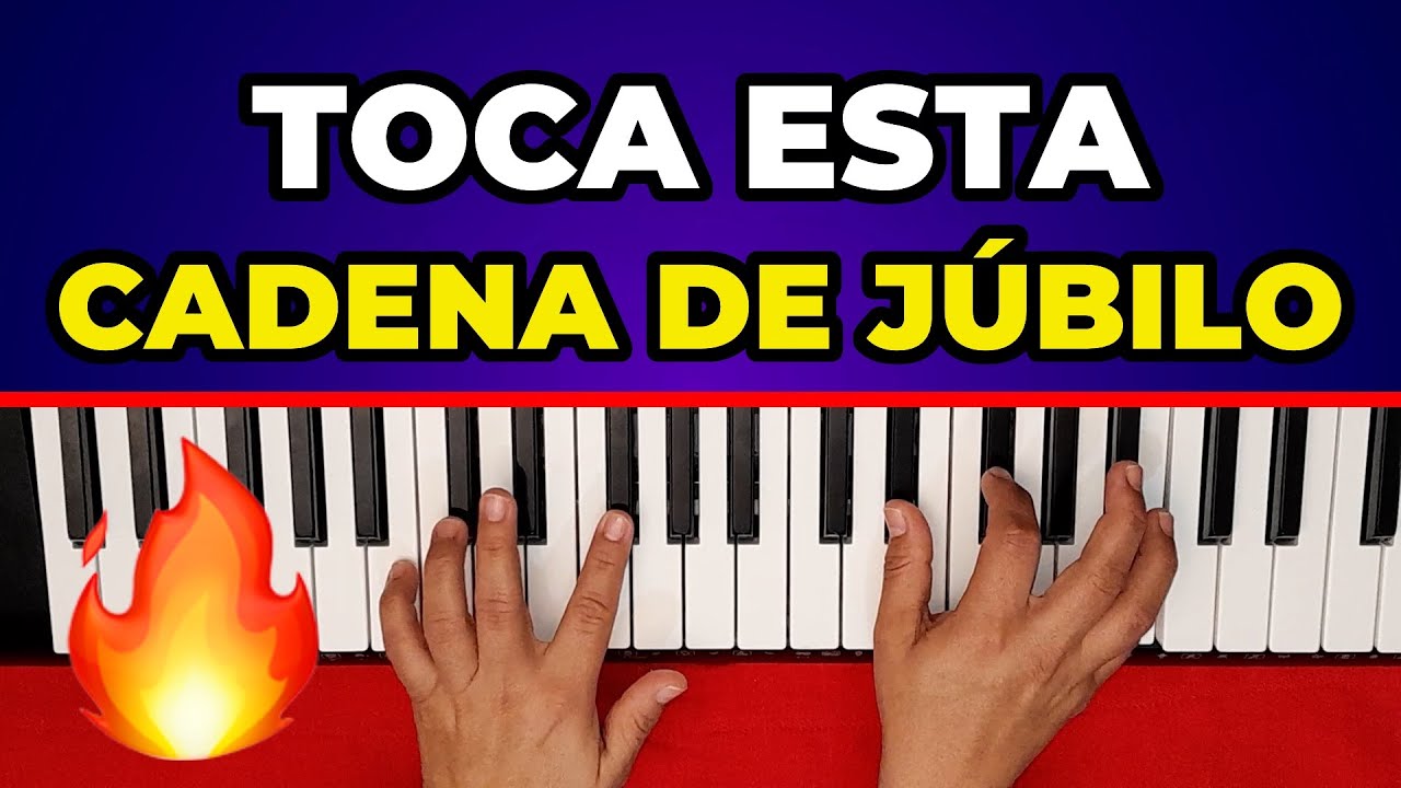 Toca esta cadena de avivamiento en piano facil con 3 acordes