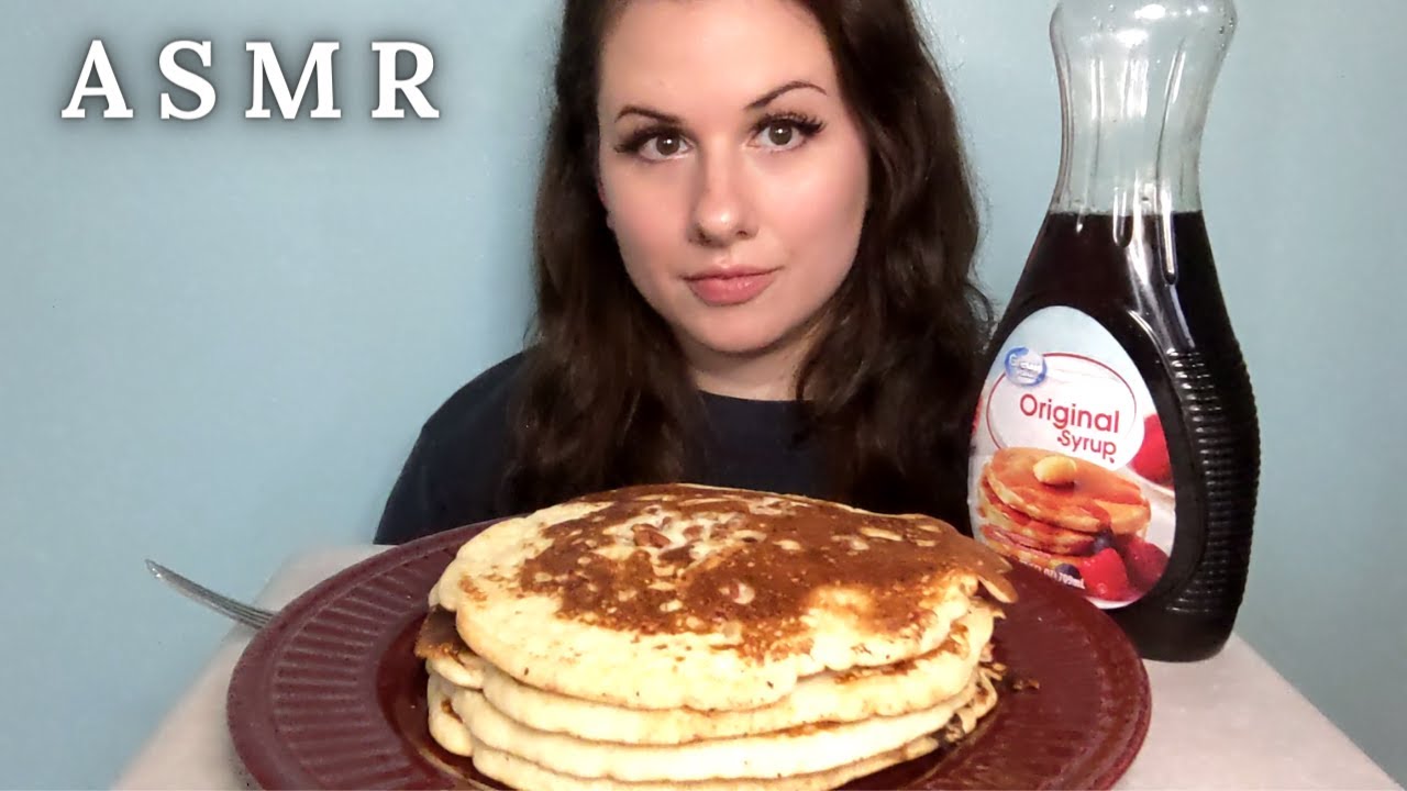 ASMR PECAN PANCAKES MUKBANG 먹방 | Soft Eating Sounds *No Talking | Ceallen Eats