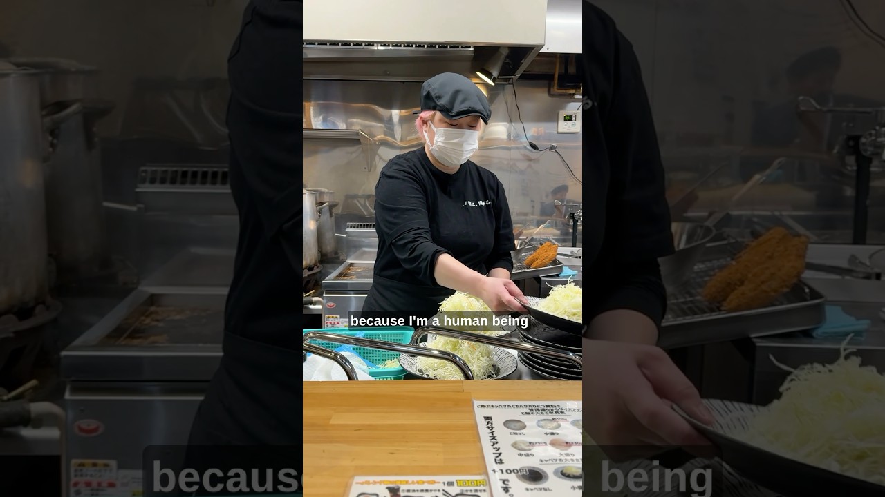 This restaurant in Japan serves HUGE portions raw cabbage