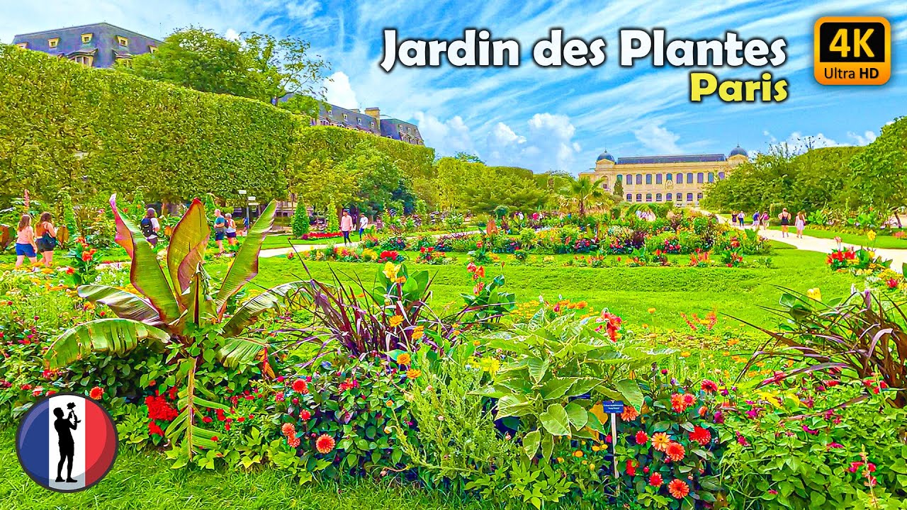 🇫🇷 Paris, Jardin des Plantes, 400 Years Old Botanical Garden, Amazing Walking Tour [4K/60fps]