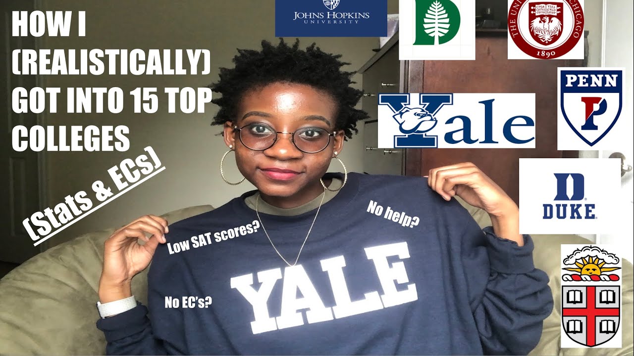 How I REALISTICALLY got into 15 top colleges (Yale, Brown, Duke, UChicago, etc): Stats + ECs