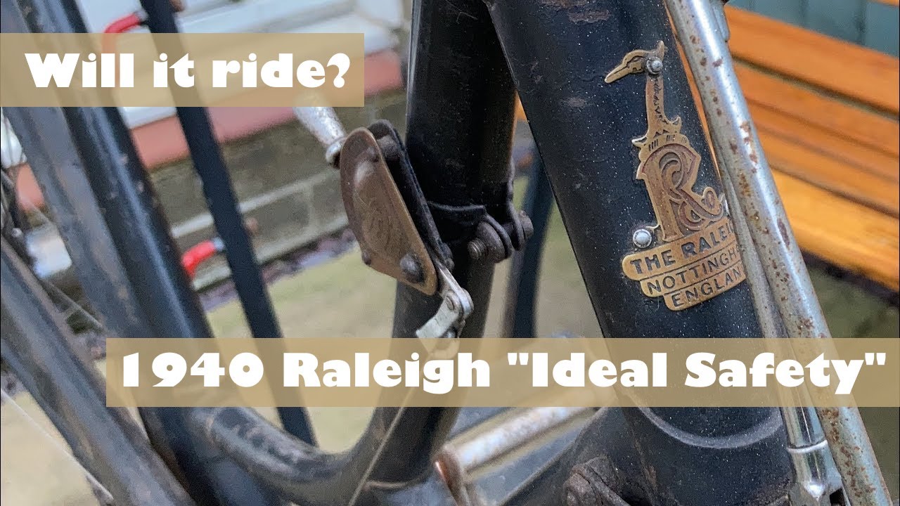 WILL IT RIDE? // 1940 Raleigh “Ideal Safety” vintage bike restoration project