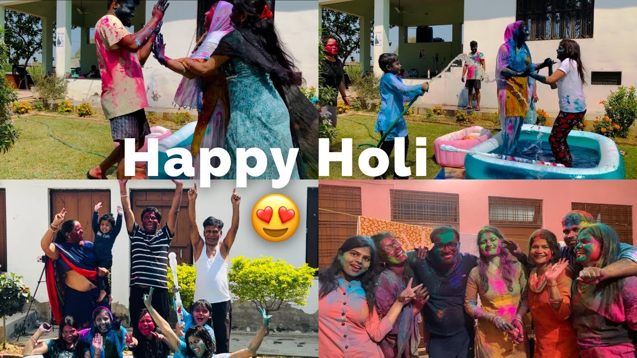 Nanad devar par bhari padi Bhabhi😃|| Gaon ki holi ki preparation aur teddu ki holi🥰 #holispecial