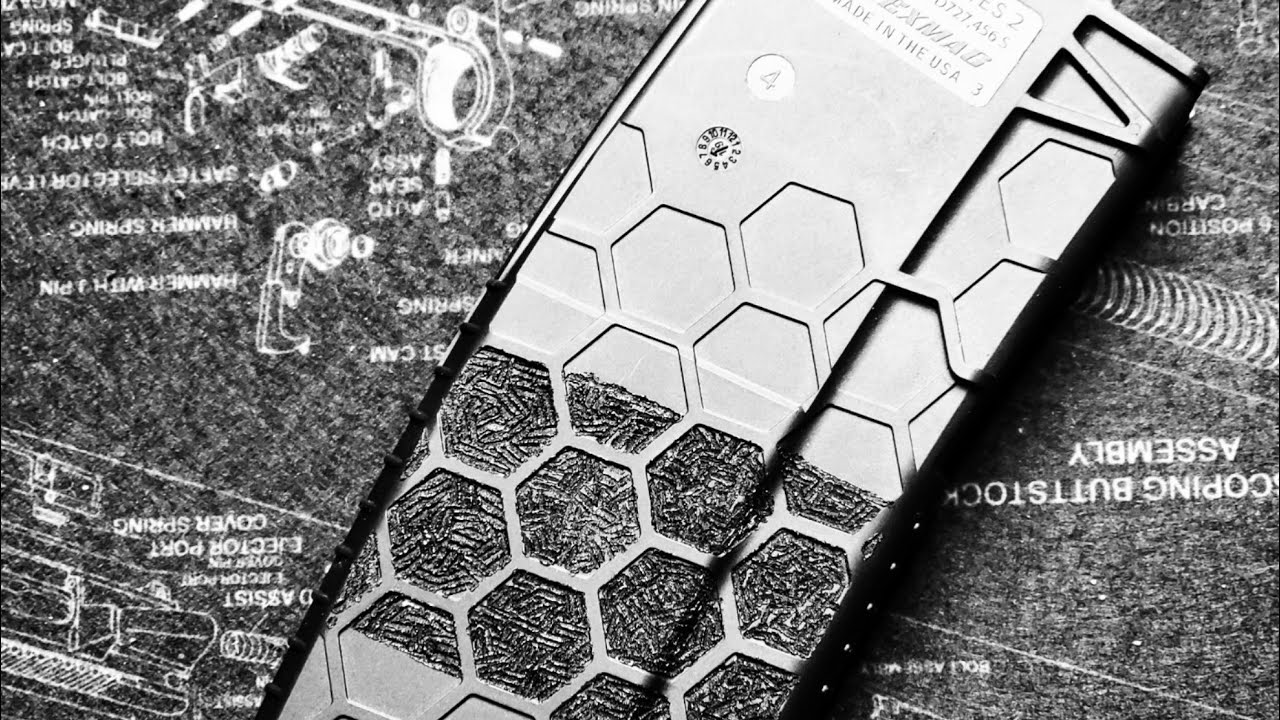 AR-15 mag stippling