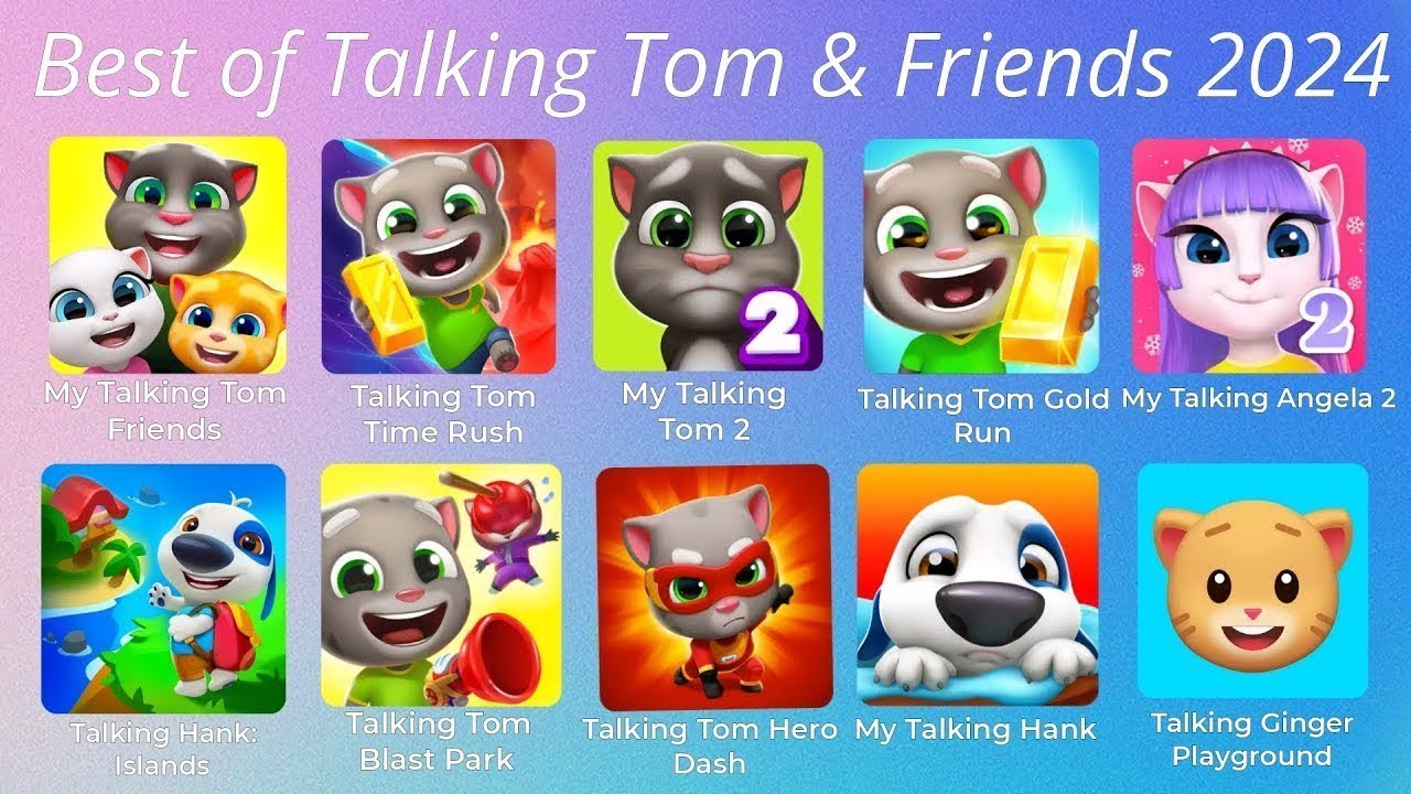 LIVE! Best Android Games - Tom 2, Hank Islands, Talking Angela 2, Minion Rush, Time Rush & More