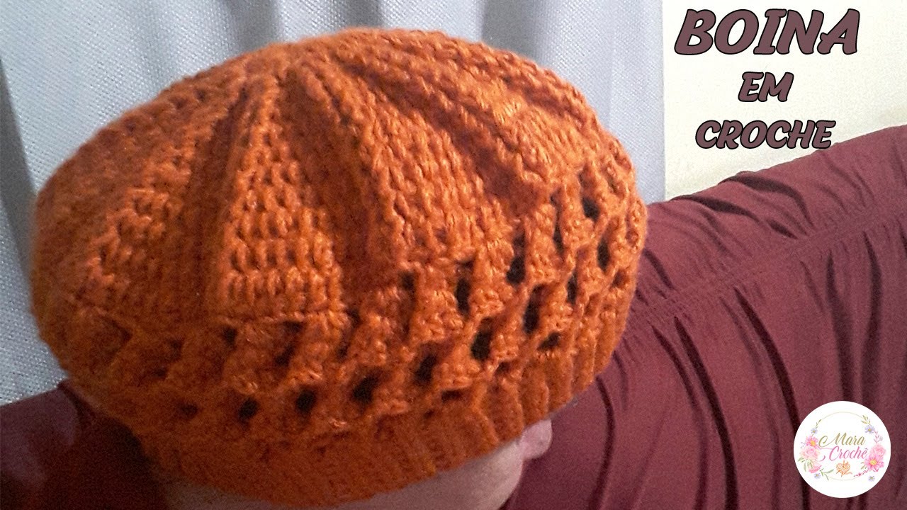 BOINA ECONOMICA EM CROCHE COM APENAS 100g DE LÃ